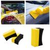 Tire Dressing Applicator Sponge 10Pcs Yellow Polishing Pads for Car Detailing Glass & Painted Surfaces Multi-Purpose Wax Buffing Foam Pad Reusable Contour Applicator for Auto Care (10PC) view 2