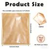 100Pack 5.7"x6.5" Kraft Paper Bakery Bags w/Clear Window + 100 Thank You Stickers - Eco-Friendly Food Packaging for Bread, Pastries view 2