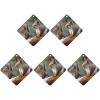 5PCS Car Air Freshener Hanging Personalized Double Sided Small Animals Car Fresheners Long Lasting New Cars Scents Cute Automotive Freshies for Closets, Drawers (tea) view 1