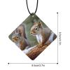 5PCS Car Air Freshener Hanging Personalized Double Sided Small Animals Car Fresheners Long Lasting New Cars Scents Cute Automotive Freshies for Closets, Drawers (tea) view 2