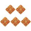 5PCS Car Air Freshener Hanging Personalized Double Sided A Full Pizza Car Fresheners Long Lasting New Cars Scents Cute Automotive Freshies for Closets, Drawers (tea) view 1