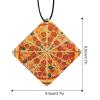 5PCS Car Air Freshener Hanging Personalized Double Sided A Full Pizza Car Fresheners Long Lasting New Cars Scents Cute Automotive Freshies for Closets, Drawers (tea) view 2