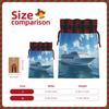 Ruzoap Christmas Burlap Gift Bags with Drawstrings, Cruise Ship - Christmas Treat Candy Bags for Holiday Party Wrapping Xmas Present - Medium view 3