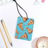 5PCS Car Air Freshener Hanging Personalized Double Sided Light Blue Pizza Slice Car Fresheners Long Lasting New Cars Scents Cute Automotive Freshies for Closets, Drawers (tea) view 4