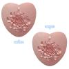 5PCS Car Air Freshener Hanging Personalized Double Sided Rose Car Fresheners Long Lasting New Cars Scents Cute Automotive Freshies for Closets, Drawers (tea) view 3