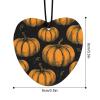 5PCS Car Air Freshener Hanging Personalized Double Sided Orange Pumpkin Pattern Car Fresheners Long Lasting New Cars Scents Cute Automotive Freshies for Closets, Drawers (tea) view 2