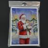 Caroline's Treasures Burmese Cat with Santa Claus Greeting Cards Pack of 8 Blank Cards with Envelopes Whimsical A7 Size 5x7 view 3