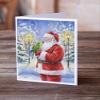 Caroline's Treasures Yellow Naped Amazon with Santa Claus Greeting Cards Pack of 8 Blank Cards with Envelopes Whimsical A7 Size 5x7 view 2
