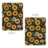 5PCS Car Air Freshener Hanging Personalized Double Sided Sunflower Floral Car Fresheners Long Lasting New Cars Scents Cute Automotive Freshies for Closets, Drawers (tea) view 3