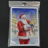 Caroline's Treasures Macaw with Santa Claus Greeting Cards Pack of 8 Blank Cards with Envelopes Whimsical A7 Size 5x7 view 3