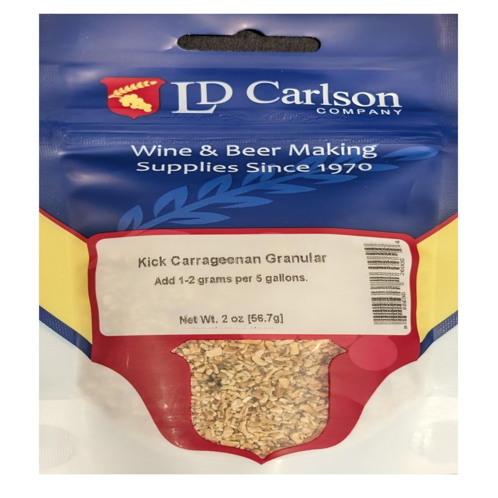 2oz Kick CARRAGEENAN GRANULES Beer Finings for Home Brewing Beer Making
