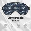 Winccor Shark Eye Mask Blackout Eye Cover Sleeping Mask Adjustable Travel Gift 4 in X 7.9 in view 3