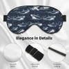 Winccor Shark Eye Mask Blackout Eye Cover Sleeping Mask Adjustable Travel Gift 4 in X 7.9 in view 4