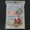 Caroline's Treasures Santa Claus by the Seaside Cottage Christmas Greeting Cards Pack of 8 Blank Cards with Envelopes Whimsical A7 Size 5x7 view 3
