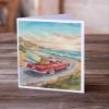 Caroline's Treasures Santa Claus on Route 1 Christmas Greeting Cards Pack of 8 Blank Cards with Envelopes Whimsical A7 Size 5x7 view 2