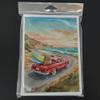 Caroline's Treasures Santa Claus on Route 1 Christmas Greeting Cards Pack of 8 Blank Cards with Envelopes Whimsical A7 Size 5x7 view 3