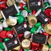 1.62lb Santa Themed Exclusive Christmas Chocolate Candy Assortment - Wrapped Assorted Miniatures, Holiday Foiled Kisses & Mini Peanut Butter Cups (110ct) view 1