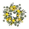 Compatible For Simulated Flower Wreath Wall Decor Summer Lemon Garland Fake Plant view 1