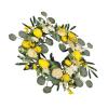 Compatible For Simulated Flower Wreath Wall Decor Summer Lemon Garland Fake Plant view 2