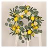 Compatible For Simulated Flower Wreath Wall Decor Summer Lemon Garland Fake Plant view 4