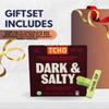Bar Choc Dark And Salty, 2.5 OZ Bundle with Plastic Bag Clip Rich Chocolate with Salty Crunch for Snacking and Resealable Bag Clip for Freshness Dark Chocolate Bars Gift Set (2 Items) view 2
