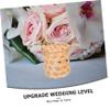 4pcs Mini Woven Basket with Lid Handheld Small Portable Favor Boxes with Handle for Wedding Party Candy Elegant Artisan Craftsmanship for Event Decor and Packaging view 3