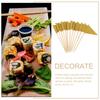 IOBIDDYS 12Pcs Glitter Food Flags Cake Tasting Picks Dessert Decor Appetizer Toothpicks for Party Cupcakes Cheese Fruit Finger Food view 2