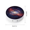 FekiLoot Universe Milky Way Galaxy Contact Lens Case Portable Travel Outdoor Contact Lens Cases Circle Leakproof Makeup Storage Box with Mirror for Home Office Dormitory view 2