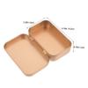 10pcs Tinplate Storage Boxes with Hinged Lids Small Rectangular Containers for Candy Jewelry Office Supplies Retro Tinplate Snack Organizers view 2