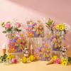 Leinuosen 20 Pcs Ice Cream Drip Softball Clear Gift Bag with Handles PVC Softball Goodie Bags Bulk Ice Cream Drip Party Favors Sport Themed Wrap Team Birthday Party Supplies for Treat Candy Snack view 2