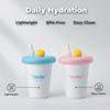XAUZIX 350ml Cup Set of 2 Portable Cup with Straw Reusable Daily Drink Cup (2-Pack) view 3