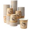 Clawsoff 300 Pack 6 oz Small Coffee Cups, Disposable Paper Espresso Cups for Hot/Cold Drinks, Office, Home, Shop, Event view 1
