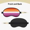Lesbian Pride Flag Sleep Eye Mask Blindfold for Women Men Travel Work Meditation Yoga view 2