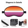 Lesbian Pride Flag Sleep Eye Mask Blindfold for Women Men Travel Work Meditation Yoga view 3