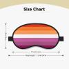 Lesbian Pride Flag Sleep Eye Mask Blindfold for Women Men Travel Work Meditation Yoga view 4