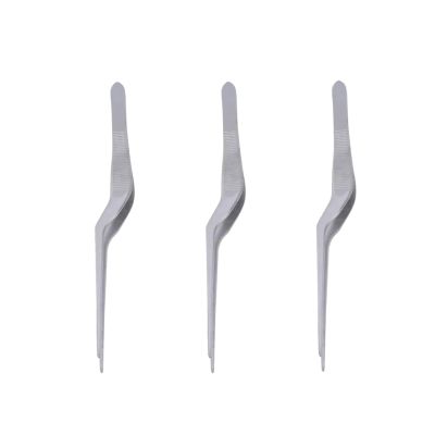 3Pcs Silvery Professional Stainless Steel Ear Wax Removal Tweezers, Spiral Design, Earwax Removal Products