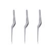 3Pcs Silvery Professional Stainless Steel Ear Wax Removal Tweezers, Spiral Design, Earwax Removal Products view 1