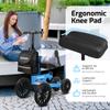 VitaSophy All Terrain Knee Scooter with Disc Brake System, Steerable Knee Walker for Adults for Foot Surgery, Broken Ankle - Rover Scooter for Broken Foot Injured Leg Crutch (Blue) view 3