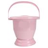 POPETPOP Thickened Plastic Spittoon with Handle and Lockable Lid Portable Urine Pot for Adults and Elderly Lightweight Bed Pan Chamber Pot for Home and Bedroom Use Compact and Easy to Carry view 1