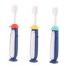 CHILDWEET 3pcs Cartoon Toothbrushes Soft Bristles Manual Teeth Cleaning Brush for Boys Ages Ergonomic Handle Comfortable Grip Mixed Blue Yellow Red Colors view 1