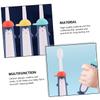 CHILDWEET 3pcs Cartoon Toothbrushes Soft Bristles Manual Teeth Cleaning Brush for Boys Ages Ergonomic Handle Comfortable Grip Mixed Blue Yellow Red Colors view 3