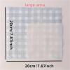 1 Roll Super Absorbent Blue Checkered Lazy Cloth - Multifunctional Dry/Wet Non-Woven Kitchen Cleaning Cloth view 4