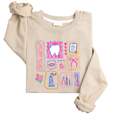 Sidovwt Dental Assistant Sweatshirt Dental Sweatshirt Woman