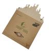 100 Pack Kraft Paper Straws, Biodegradable Disposable Brown Drinking Straw for Restaurants, Party Supplies and Mixed Drinks view 1