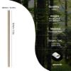 100 Pack Kraft Paper Straws, Biodegradable Disposable Brown Drinking Straw for Restaurants, Party Supplies and Mixed Drinks view 2