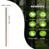 100 Pack Kraft Paper Straws, Biodegradable Disposable Brown Drinking Straw for Restaurants, Party Supplies and Mixed Drinks view 3