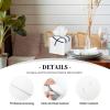 YzgWjBhd Intersecting Curves Leather Tissue Box Cover Square, Waterproof Lightweight Tissue Holder Organizer for Bedroom Countertop Dresser Office Desk view 3