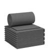 10pcs Reusable Thickened Magic Cleaning Cloths - Streak-Free Microfiber Wipes for Windows, Glass & Cars(25x25cm) view 1