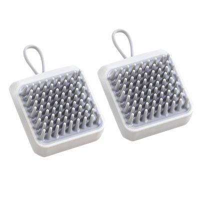 WATIIFUFU 2pcs Hair Scalp Massager Shampoo Brush for Shower and Shampoo Lightweight Handheld Scalp Care Tool with Soft and TPR Bristles Comfortable Grip for Deep Cleaning and Relaxation