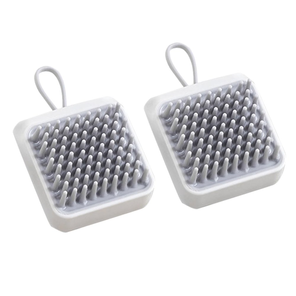 WATIIFUFU 2pcs Hair Scalp Massager Shampoo Brush for Shower and Shampoo Lightweight Handheld Scalp Care Tool with Soft and TPR Bristles Comfortable Grip for Deep Cleaning and Relaxation